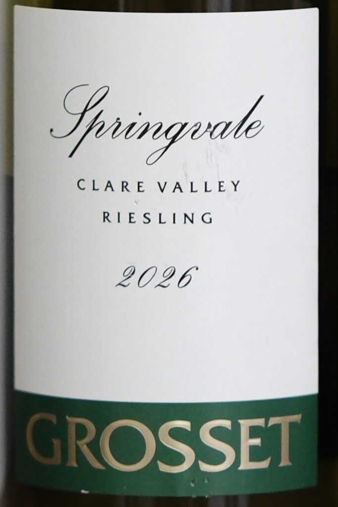 Grosset Springvale 2026